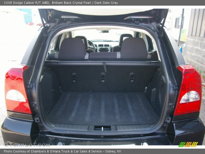 Brilliant Black Crystal Pearl / Dark Slate Gray 2008 Dodge Caliber R/T AWD