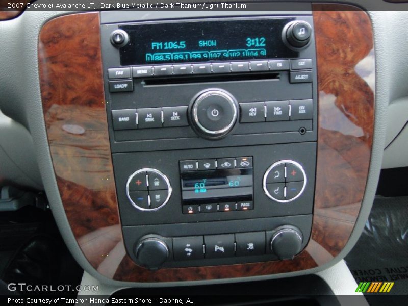 Dark Blue Metallic / Dark Titanium/Light Titanium 2007 Chevrolet Avalanche LT