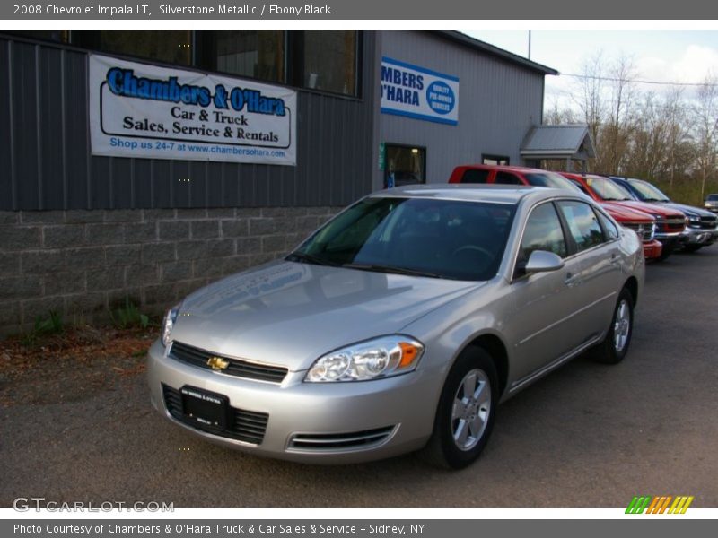 Silverstone Metallic / Ebony Black 2008 Chevrolet Impala LT