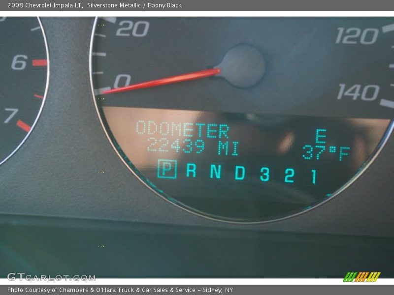Silverstone Metallic / Ebony Black 2008 Chevrolet Impala LT