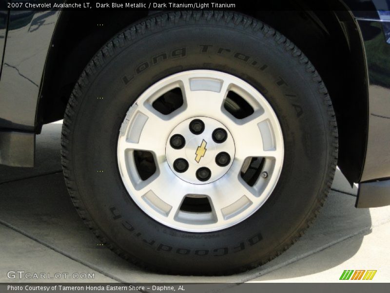 Dark Blue Metallic / Dark Titanium/Light Titanium 2007 Chevrolet Avalanche LT