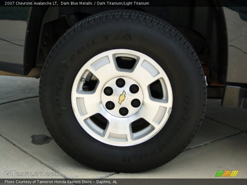 Dark Blue Metallic / Dark Titanium/Light Titanium 2007 Chevrolet Avalanche LT