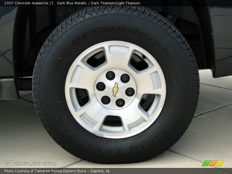 Dark Blue Metallic / Dark Titanium/Light Titanium 2007 Chevrolet Avalanche LT