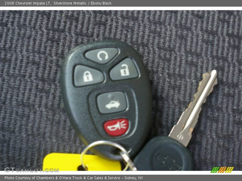 Silverstone Metallic / Ebony Black 2008 Chevrolet Impala LT