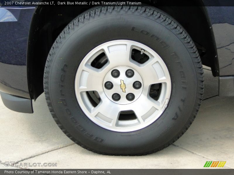 Dark Blue Metallic / Dark Titanium/Light Titanium 2007 Chevrolet Avalanche LT