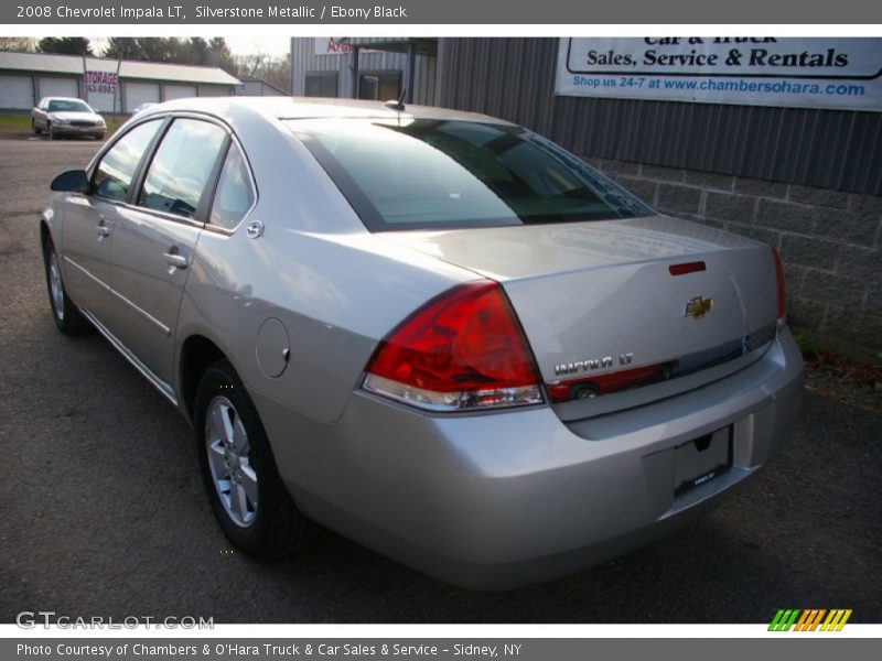 Silverstone Metallic / Ebony Black 2008 Chevrolet Impala LT