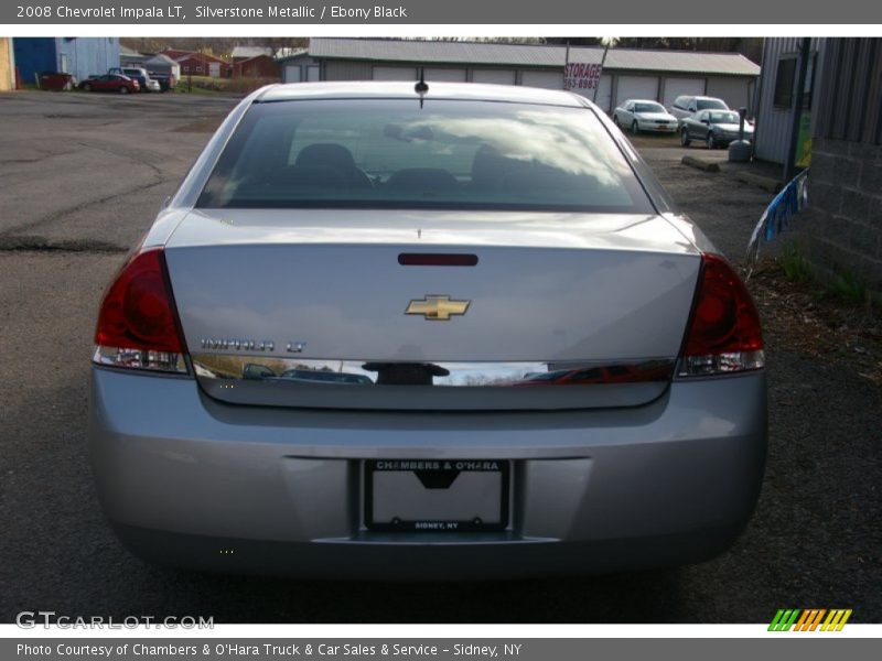 Silverstone Metallic / Ebony Black 2008 Chevrolet Impala LT
