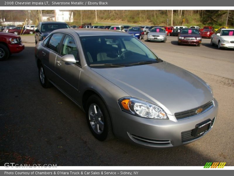 Silverstone Metallic / Ebony Black 2008 Chevrolet Impala LT