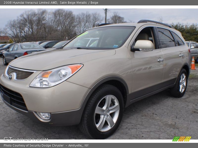 Satin Beige Metallic / Beige 2008 Hyundai Veracruz Limited AWD