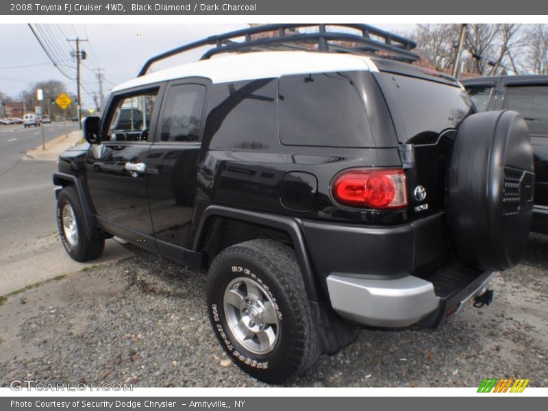 Black Diamond / Dark Charcoal 2008 Toyota FJ Cruiser 4WD