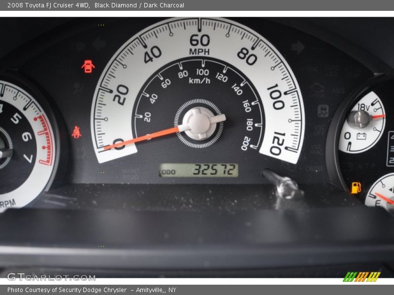Black Diamond / Dark Charcoal 2008 Toyota FJ Cruiser 4WD
