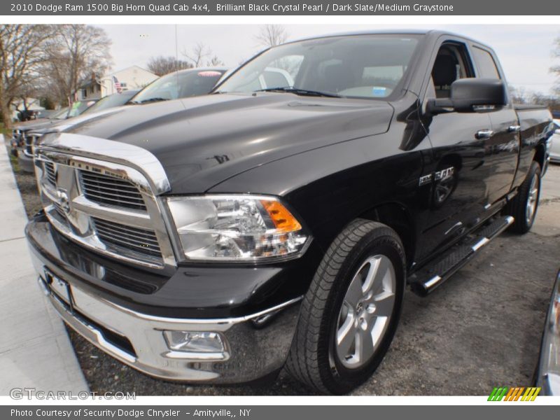 Front 3/4 View of 2010 Ram 1500 Big Horn Quad Cab 4x4