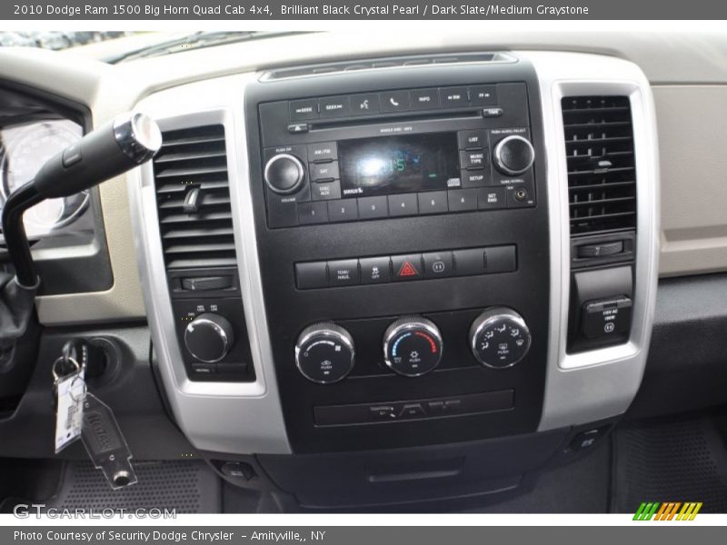 Brilliant Black Crystal Pearl / Dark Slate/Medium Graystone 2010 Dodge Ram 1500 Big Horn Quad Cab 4x4