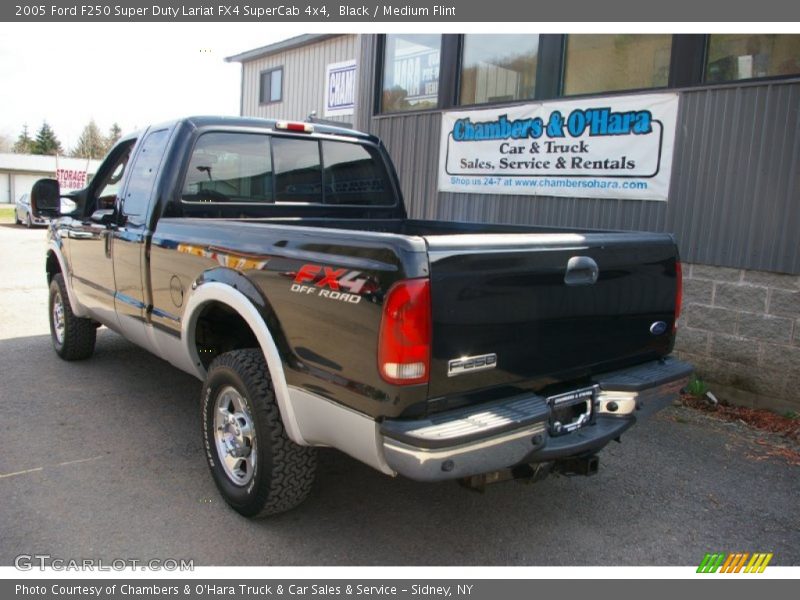Black / Medium Flint 2005 Ford F250 Super Duty Lariat FX4 SuperCab 4x4