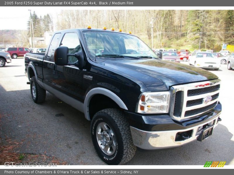 Black / Medium Flint 2005 Ford F250 Super Duty Lariat FX4 SuperCab 4x4
