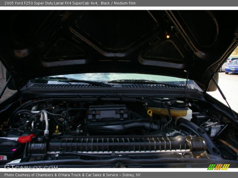 Black / Medium Flint 2005 Ford F250 Super Duty Lariat FX4 SuperCab 4x4
