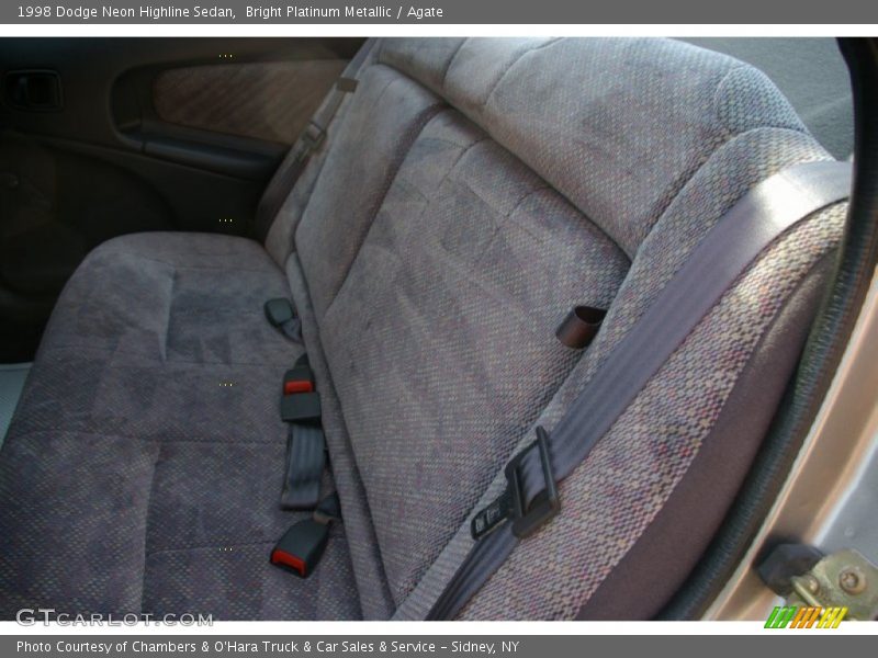 Bright Platinum Metallic / Agate 1998 Dodge Neon Highline Sedan