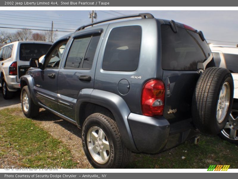 Steel Blue Pearlcoat / Taupe 2002 Jeep Liberty Limited 4x4