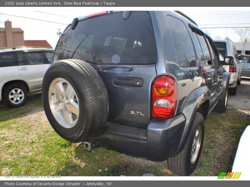 Steel Blue Pearlcoat / Taupe 2002 Jeep Liberty Limited 4x4