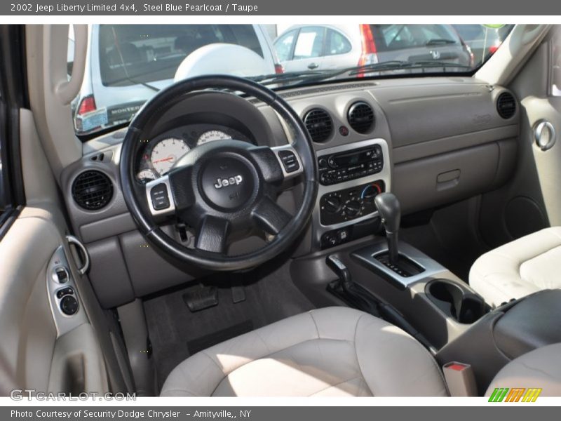 Steel Blue Pearlcoat / Taupe 2002 Jeep Liberty Limited 4x4