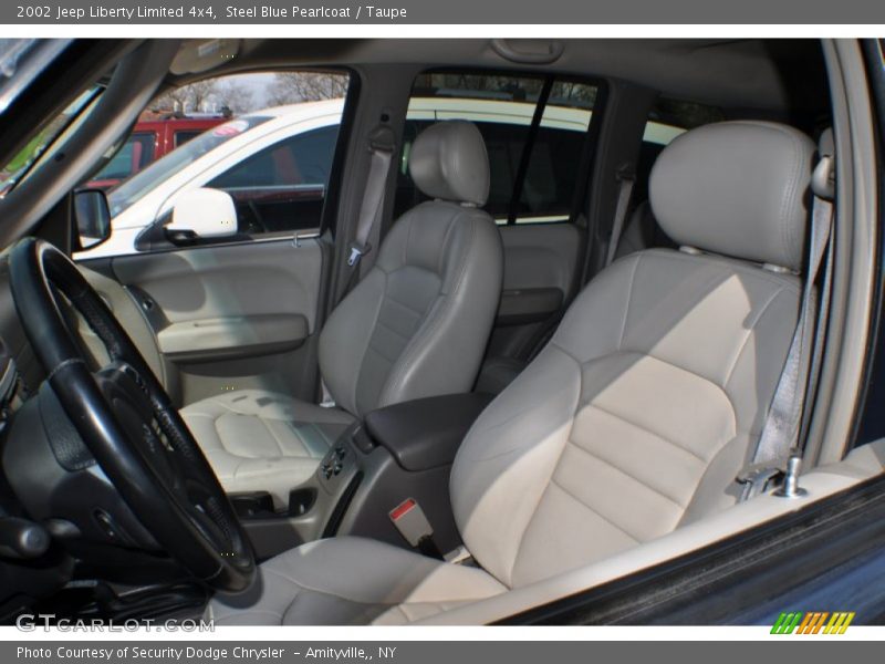 Steel Blue Pearlcoat / Taupe 2002 Jeep Liberty Limited 4x4