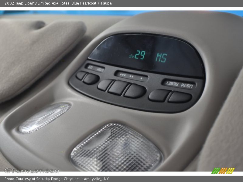 Steel Blue Pearlcoat / Taupe 2002 Jeep Liberty Limited 4x4