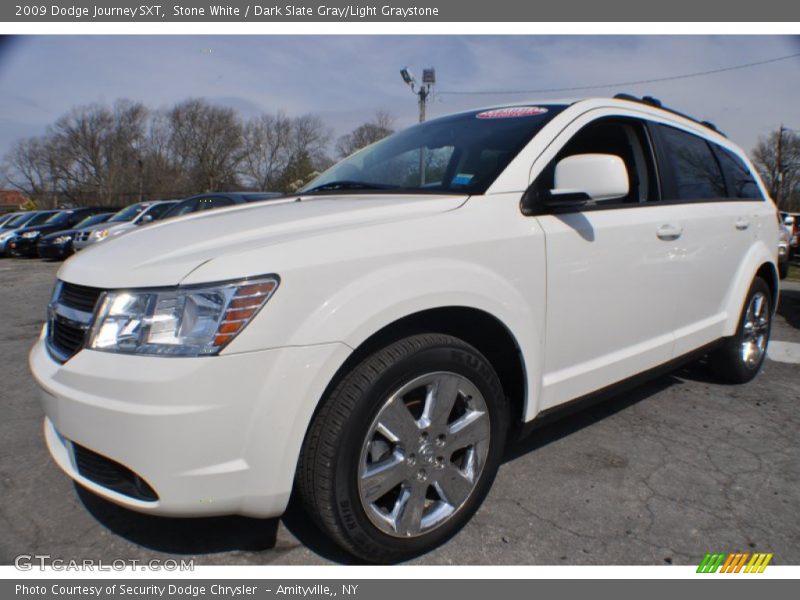 Stone White / Dark Slate Gray/Light Graystone 2009 Dodge Journey SXT