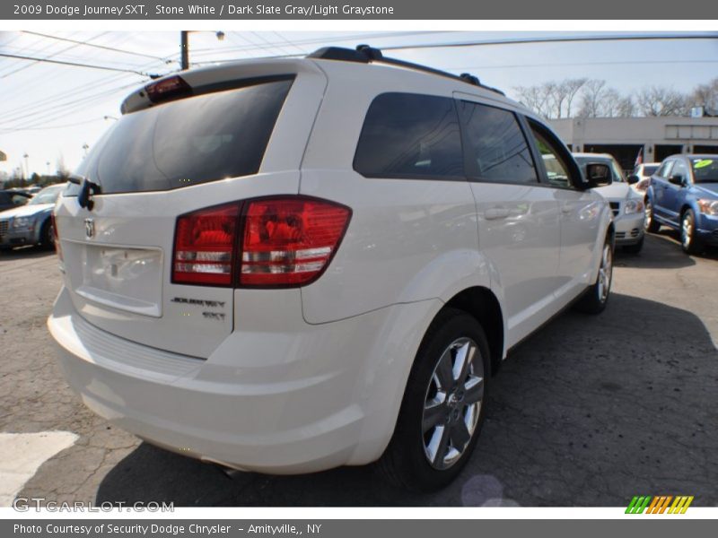 Stone White / Dark Slate Gray/Light Graystone 2009 Dodge Journey SXT