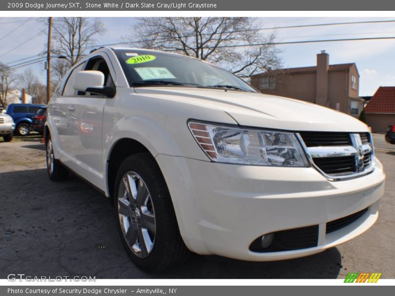Stone White / Dark Slate Gray/Light Graystone 2009 Dodge Journey SXT