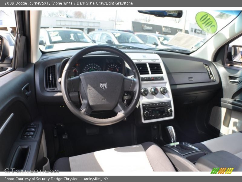 Stone White / Dark Slate Gray/Light Graystone 2009 Dodge Journey SXT