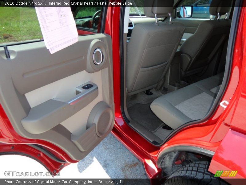 Inferno Red Crystal Pearl / Pastel Pebble Beige 2010 Dodge Nitro SXT