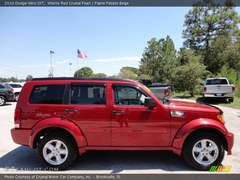 Inferno Red Crystal Pearl / Pastel Pebble Beige 2010 Dodge Nitro SXT