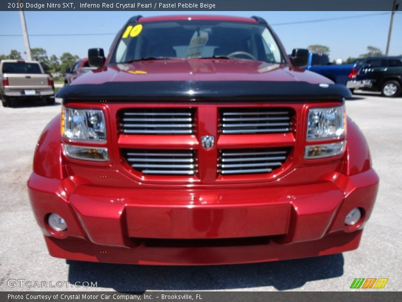 Inferno Red Crystal Pearl / Pastel Pebble Beige 2010 Dodge Nitro SXT