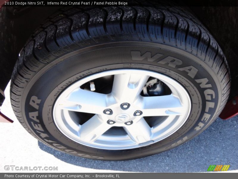 Inferno Red Crystal Pearl / Pastel Pebble Beige 2010 Dodge Nitro SXT