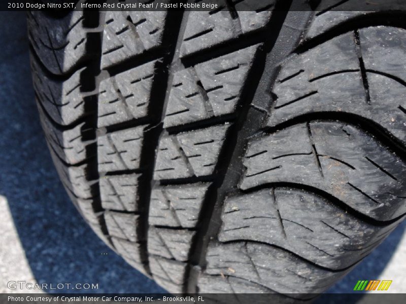 Inferno Red Crystal Pearl / Pastel Pebble Beige 2010 Dodge Nitro SXT