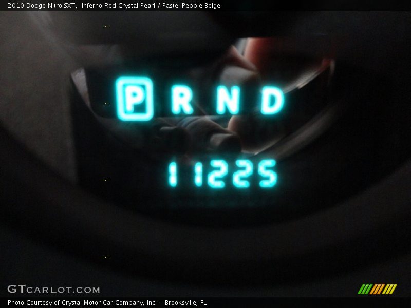 Inferno Red Crystal Pearl / Pastel Pebble Beige 2010 Dodge Nitro SXT