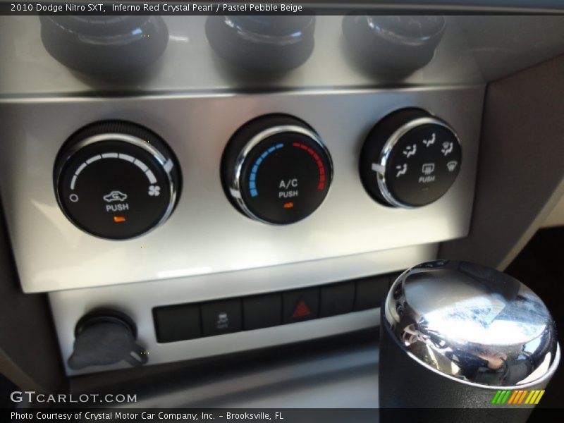 Inferno Red Crystal Pearl / Pastel Pebble Beige 2010 Dodge Nitro SXT