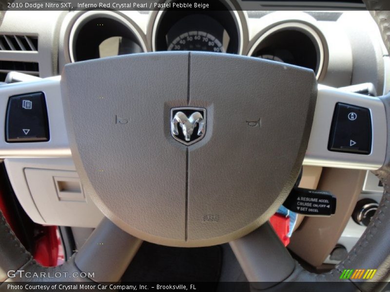 Inferno Red Crystal Pearl / Pastel Pebble Beige 2010 Dodge Nitro SXT