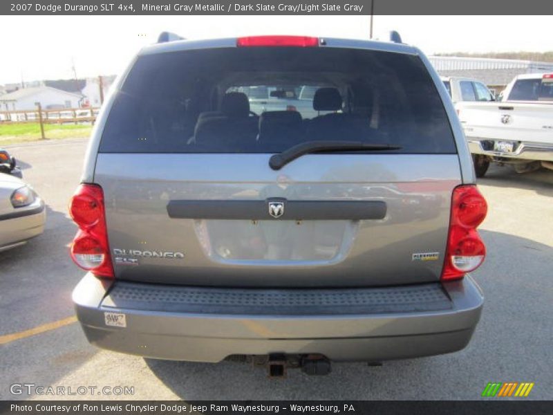 Mineral Gray Metallic / Dark Slate Gray/Light Slate Gray 2007 Dodge Durango SLT 4x4