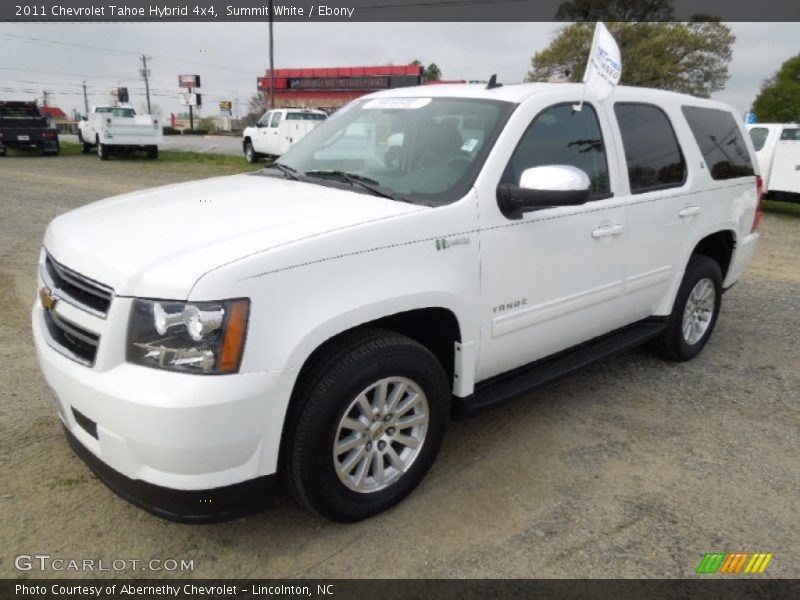 Summit White / Ebony 2011 Chevrolet Tahoe Hybrid 4x4