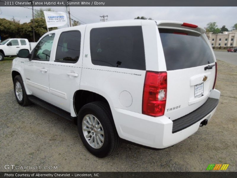  2011 Tahoe Hybrid 4x4 Summit White