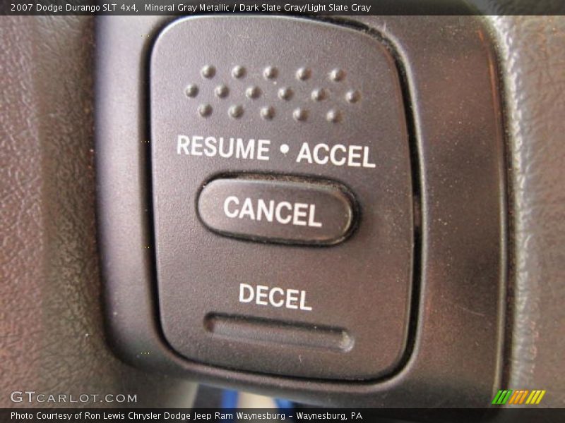 Mineral Gray Metallic / Dark Slate Gray/Light Slate Gray 2007 Dodge Durango SLT 4x4