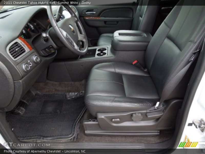  2011 Tahoe Hybrid 4x4 Ebony Interior