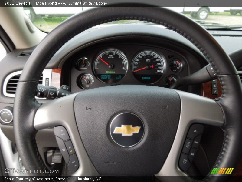  2011 Tahoe Hybrid 4x4 Steering Wheel