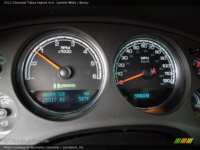  2011 Tahoe Hybrid 4x4 Hybrid 4x4 Gauges