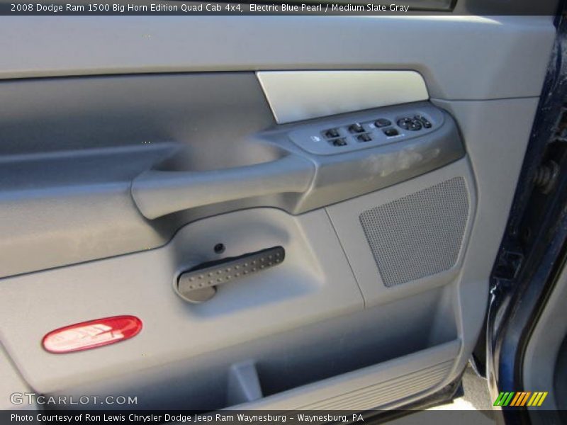 Electric Blue Pearl / Medium Slate Gray 2008 Dodge Ram 1500 Big Horn Edition Quad Cab 4x4