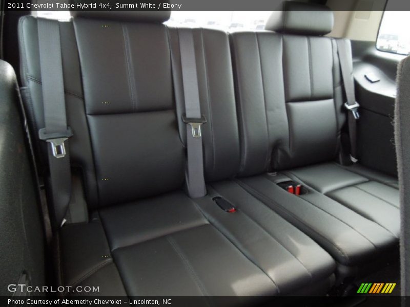 Rear Seat of 2011 Tahoe Hybrid 4x4