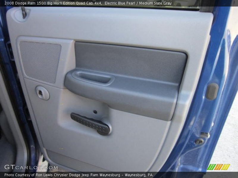 Electric Blue Pearl / Medium Slate Gray 2008 Dodge Ram 1500 Big Horn Edition Quad Cab 4x4