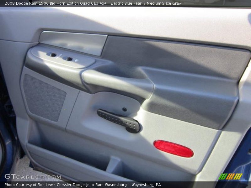 Electric Blue Pearl / Medium Slate Gray 2008 Dodge Ram 1500 Big Horn Edition Quad Cab 4x4