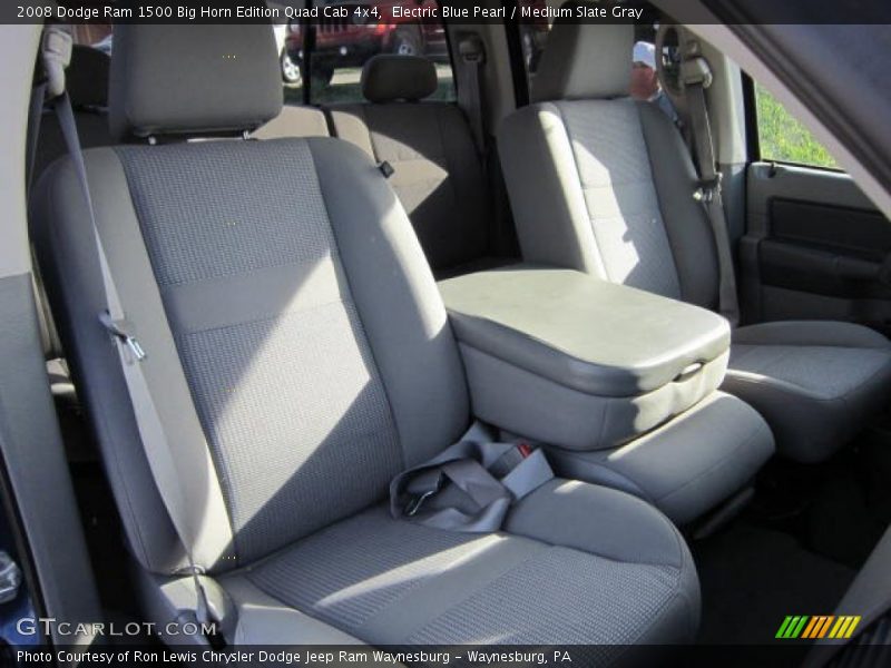 Electric Blue Pearl / Medium Slate Gray 2008 Dodge Ram 1500 Big Horn Edition Quad Cab 4x4